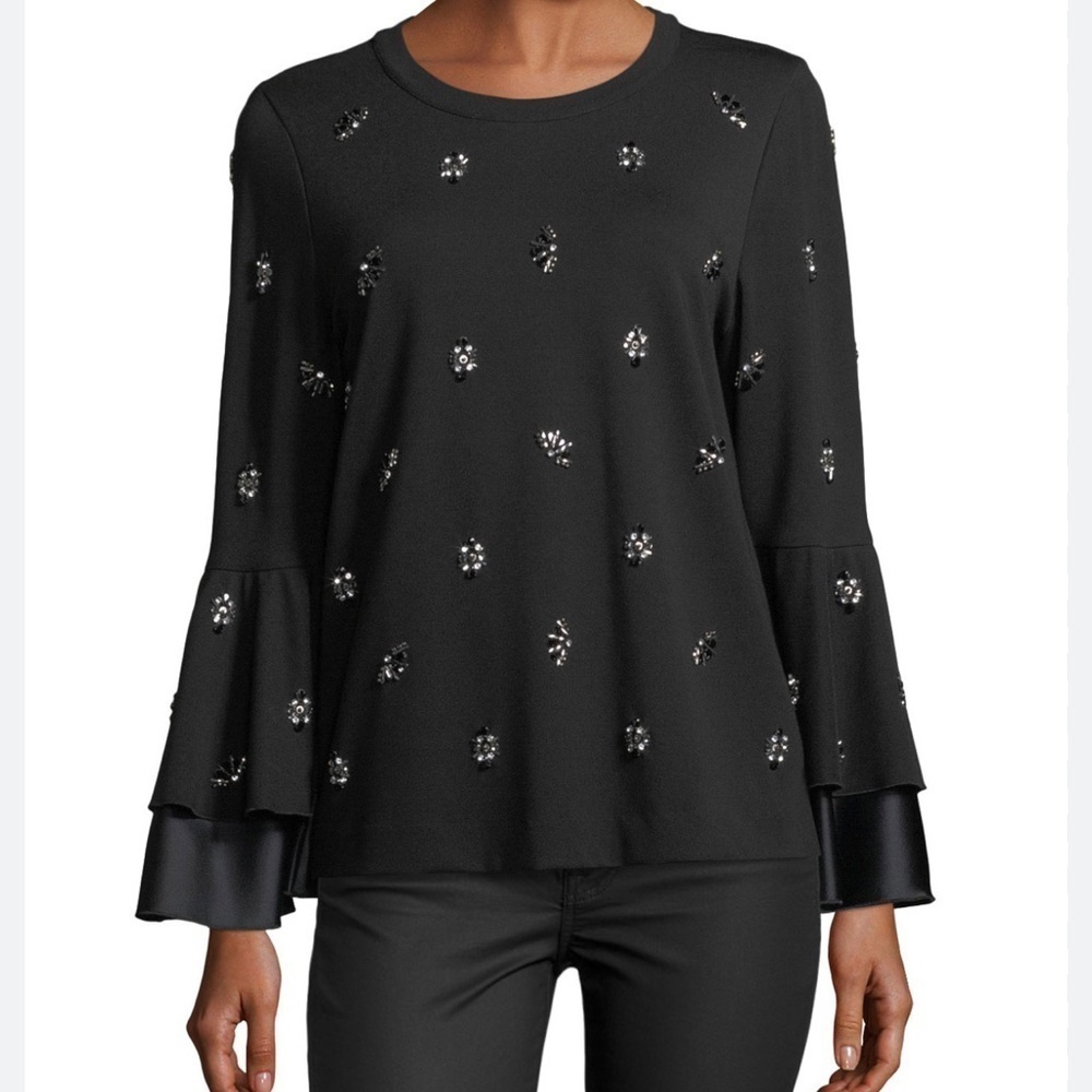 Mylene Embellished Bell-Sleeve
Blouse - Picture 4 of 10